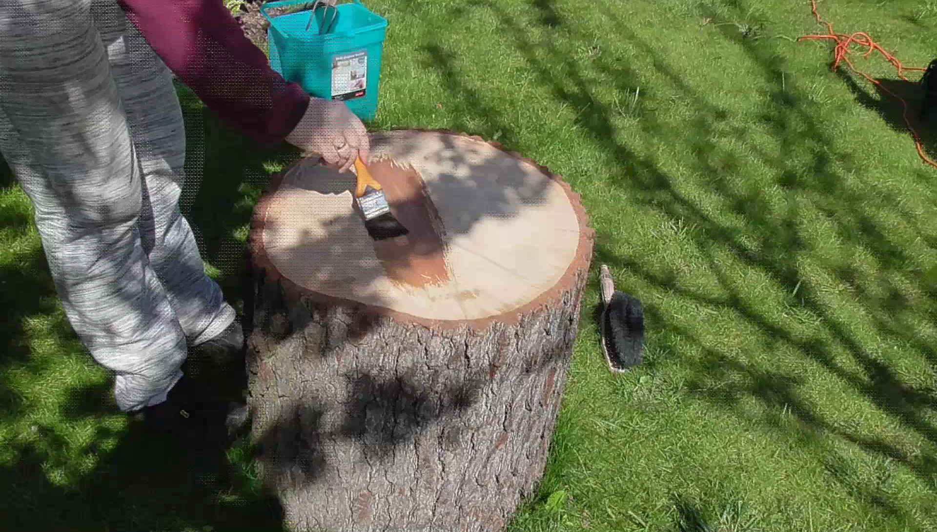 olejowanie drewnianych ławeczek