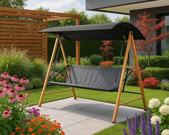 Wypocznij wśród zieleni, na wymarzonej huśtawce ogrodowej