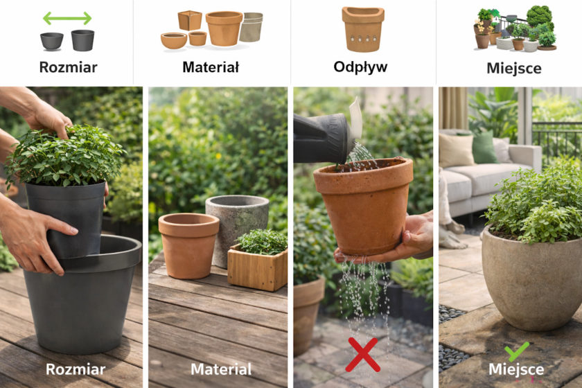Jaką donicę wybrać do roślin? Materiał, rozmiar i odpływ – poradnik praktyczny