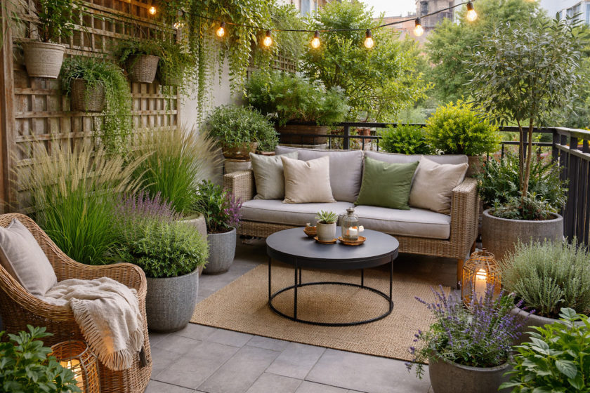 Zielony balkon przez cały rok – jak urządzić małą przestrzeń, która zachwyca o każdej porze